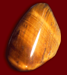 Tiger’s Eye is formed where the iron from decomposed blue asbestos has oxidized to a brown color. The largest and most important mines are found in South Africa.