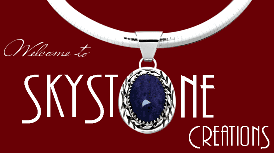 Navajo jewelry consisting of a Lapis Lazuli Pendant on a Sterling Silver jewelry omega chain